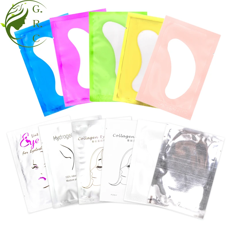 

Colorful Flexible Private Label Hydrogel Lint Free Under Eye Gel Patch For Eyelash Extension Eye Pads Patches