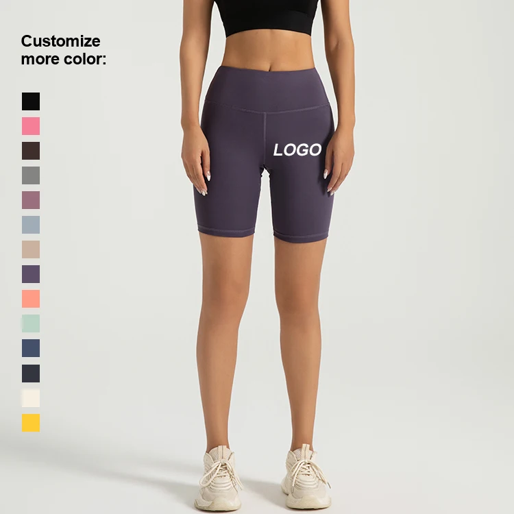 High Waist Breathable Yoga Leggings Women Top-Selling Skinny Fit Casual Shorts Effective Tummy Control Peachy Bermuda Shorts