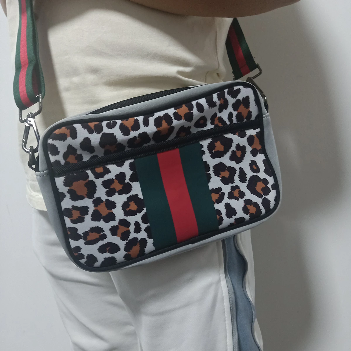 

Neoprene Cellphone Bag Stripe Neoprene Small Crossbody Bag Neoprene Liahtweight Cellphone Handbag Crossbody Purse FREE SHIPPING, Leopard, snake and etc.