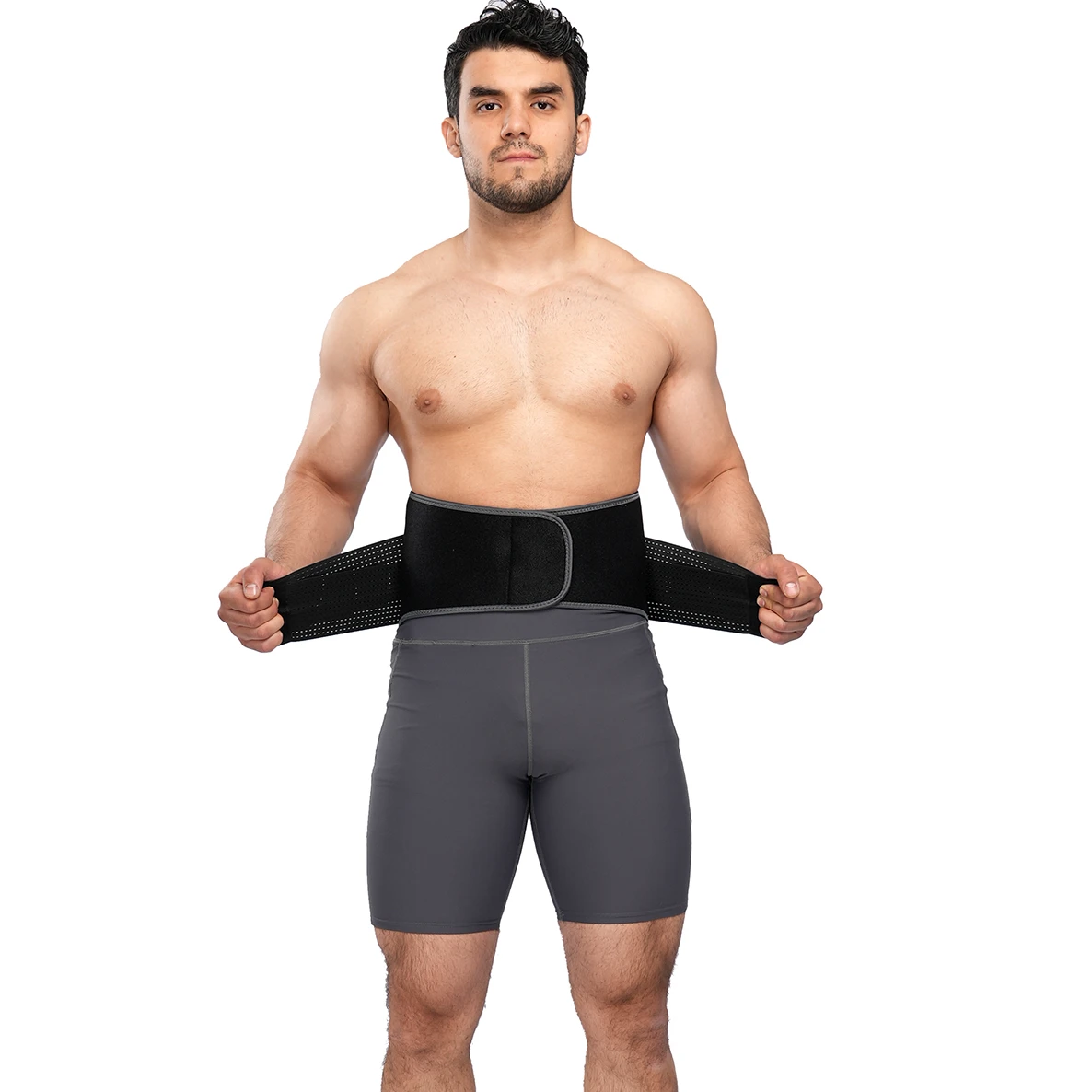 

Selling Adjustable breathable Sciatica Pain Relief Lumbar traction brace durable Waist Support belt, Black