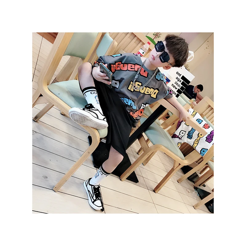 

New Design Summer fashion colorful T-shirt printed children t-shirt