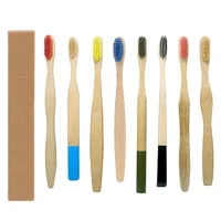 

Wholesale Eco- Friendly 100% Organic Charcoal Bristles OEM Bamboo Toothbrush With Customized Packing And Logo