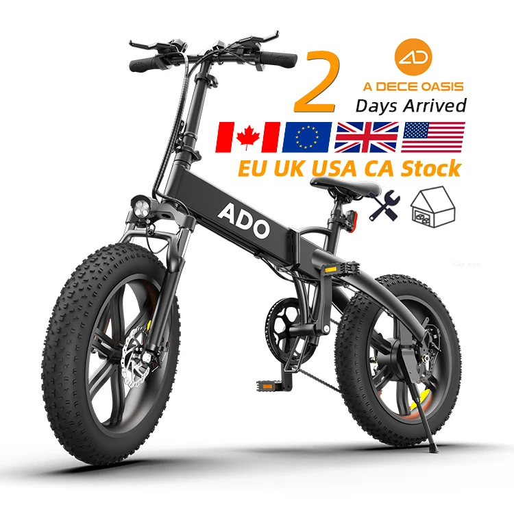 

ADO A20F Electric Bikes For EU Womens Electric Mountain Bike Fat Tire Electric Bike Foldable