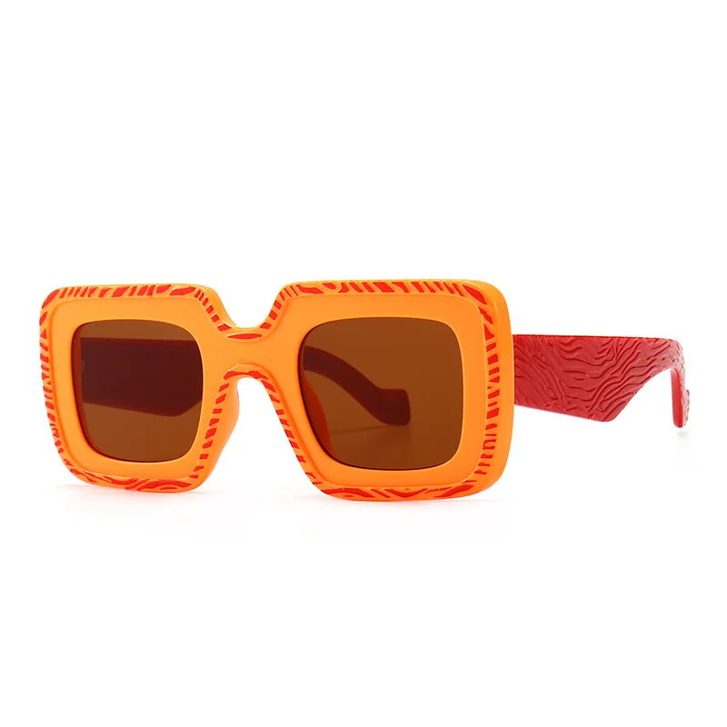 

High Quality New Design retro square oversized Sunglasses Women