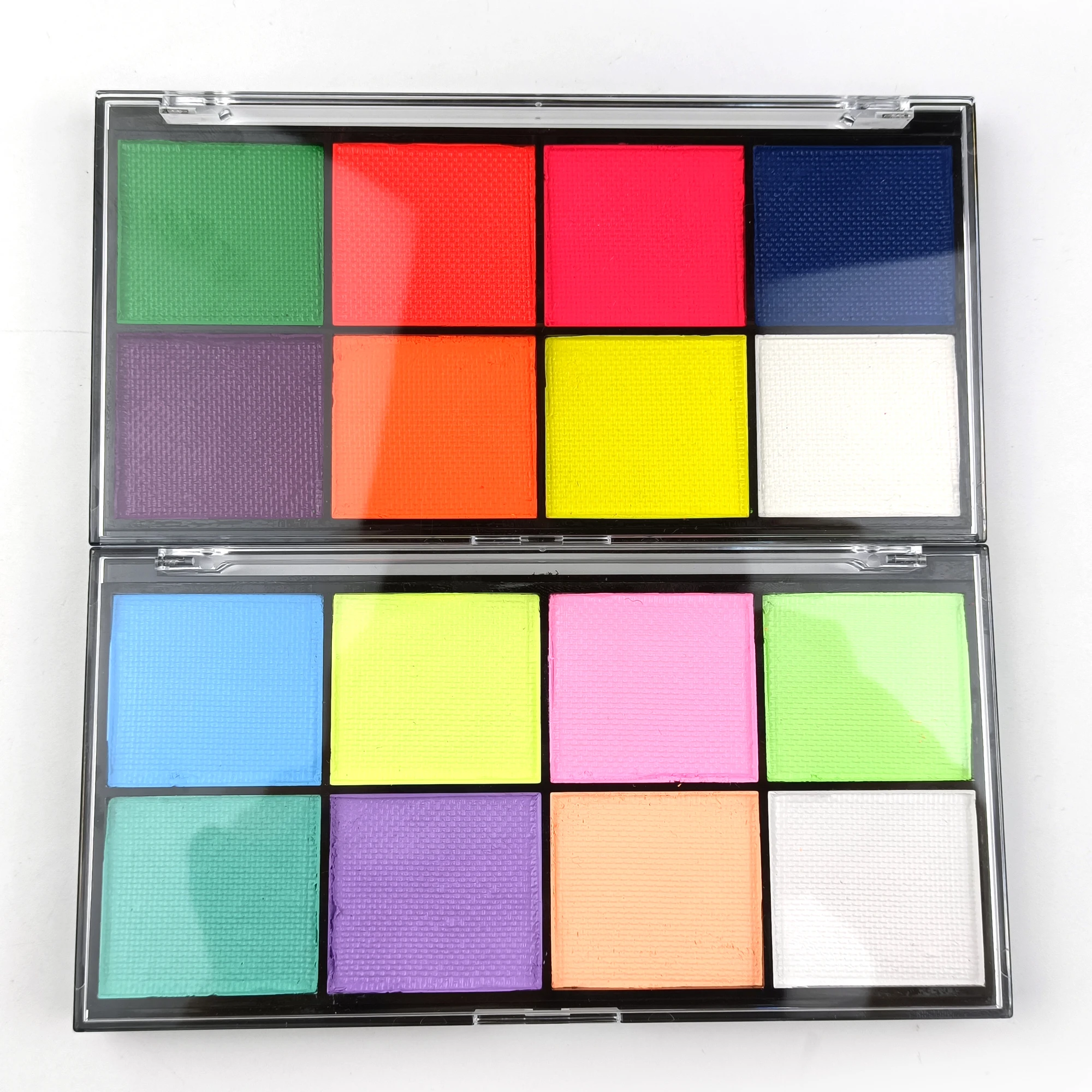 

custom logo multicolour water activated eyeliner neon pigment palette