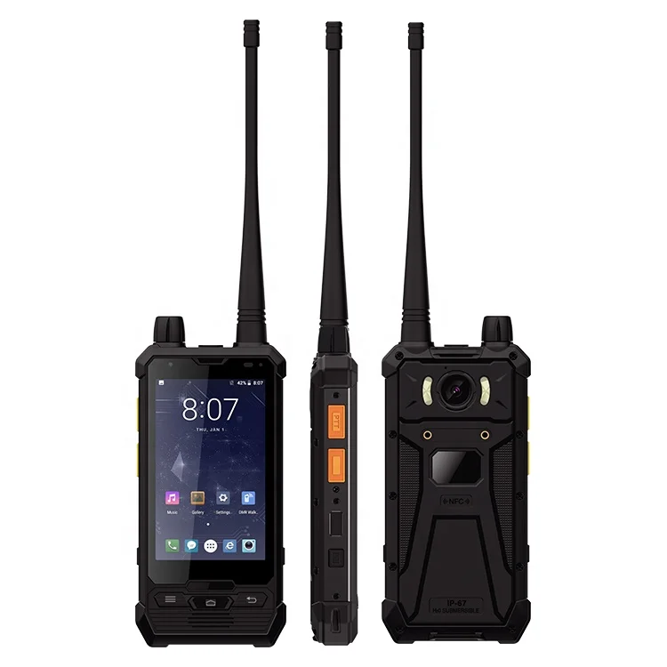 

High end VHF UHF 4 Inch IPS Screen Uniwa zello real tassta PTT P2 Rugged Mobile Phone With Walkie Talkie