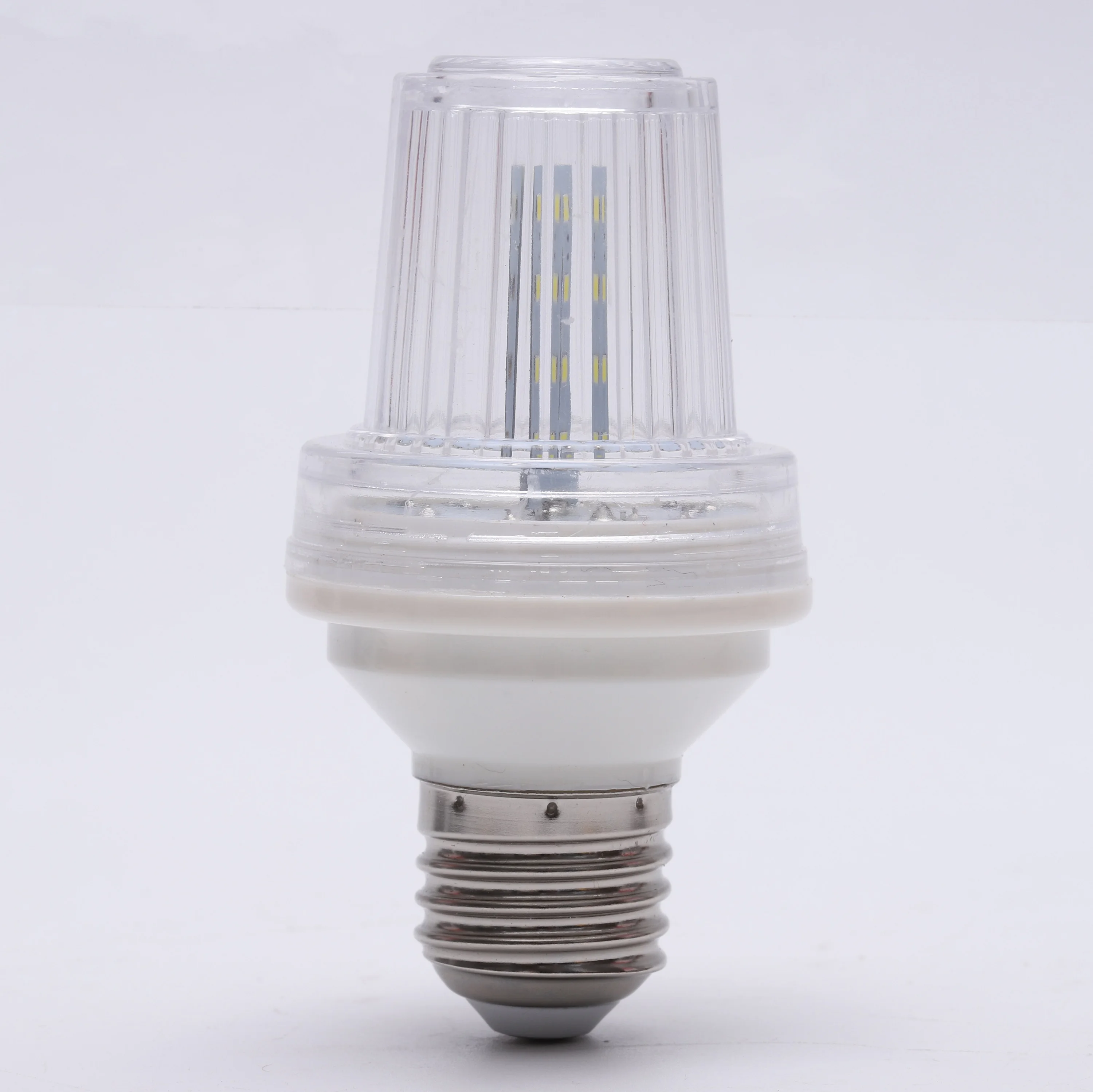 Ad Ningbo Hot Sales E27 B22 E14 Led Flashing Bulb E27 Strobe Lamp White 230v 1w Outdoor Candle Lights 220v Plastic Clear SMD2835