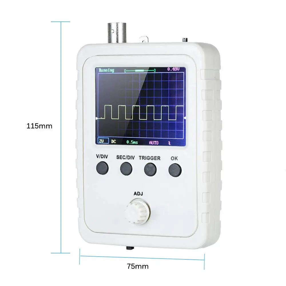 DSO150 15001K DSO SHELL Digital Oscilloscope full assembled Handheld Oscilloscope Kit