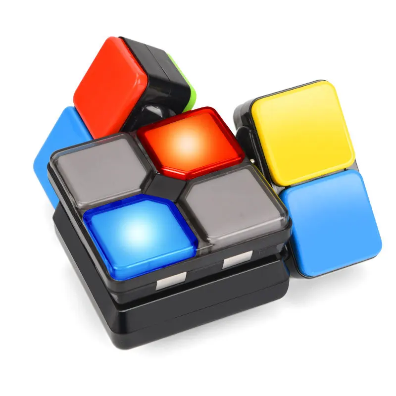 

NEW Magic puzzle cube music&light&sound changeable magnetic magic cube puzzle toys for kids