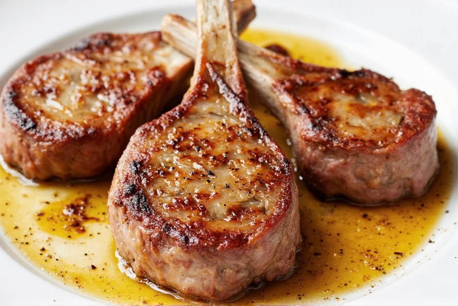 Applying Dry Rub to Lamb Chops
