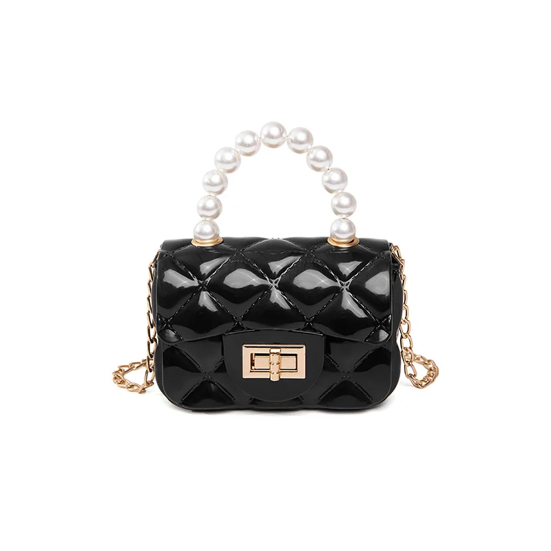 

Bag Wholesale Luxury PVC Waterproof Toddler Handbag Little Girls Crossbody Small Purses and Mini Jelly Bag for Kids 2021