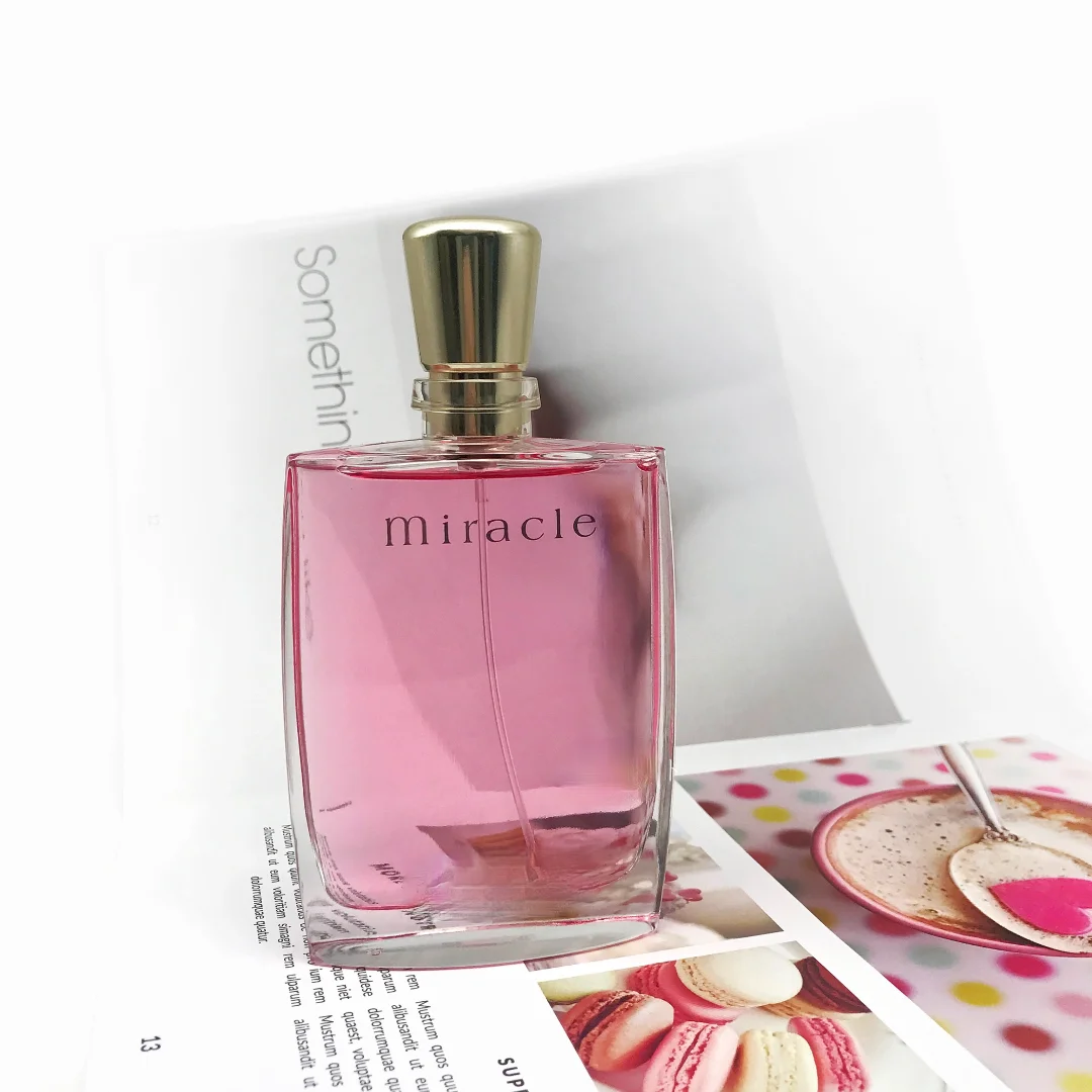 

100ML S+ Quality Version C0py Miracle Secret Edp Eau de Parfum Spray for women, Transparent