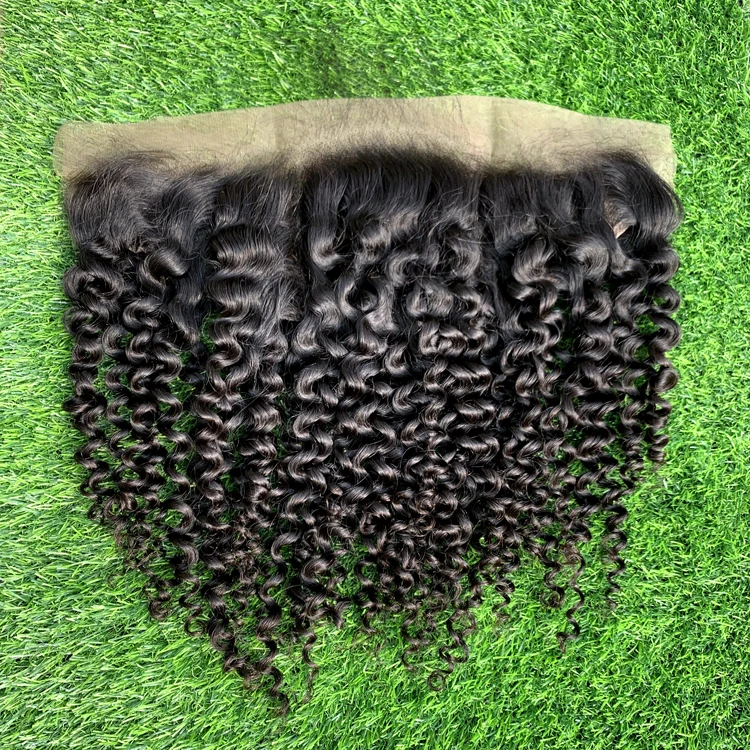 

top Tangle Free transparent lace frontal hair pieces raw indian virgin hair silk top closure lace frontal 13x4, hd lace frontal, Natural color #1b,light borwn, dark brown