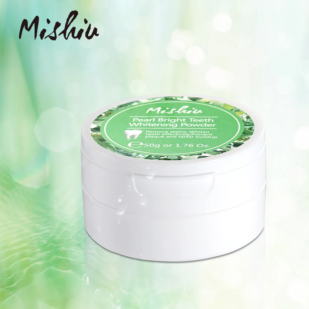 

Wholesale 50g Organic Mint Pearl Brightening Teeth Whitening Powder