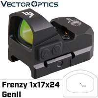

Vector Optics Frenzy 1x17x24 AR15 M4 AK47 Pistol Red Dot Scope 9mm Red Dot Sight With Water Proof Fit 21mm Picatinny GLOCK 17 19