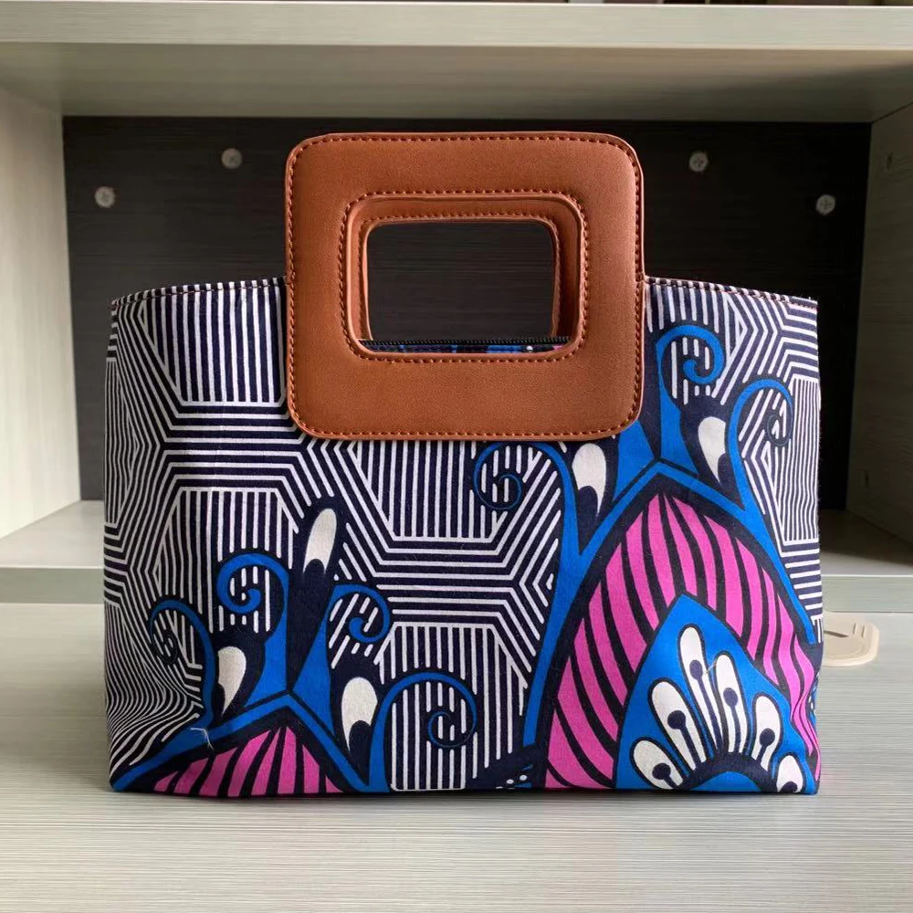 

Custom Bucket bag african black art set bag 2pcs hangbad wallet ladies bag factory price, Customized color