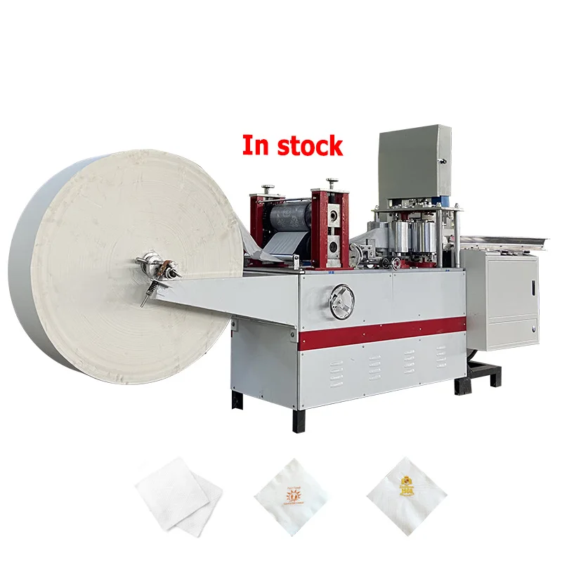 

Young Bamboo restaurant napkin folding machine customized logo napkin tissue paper making machine