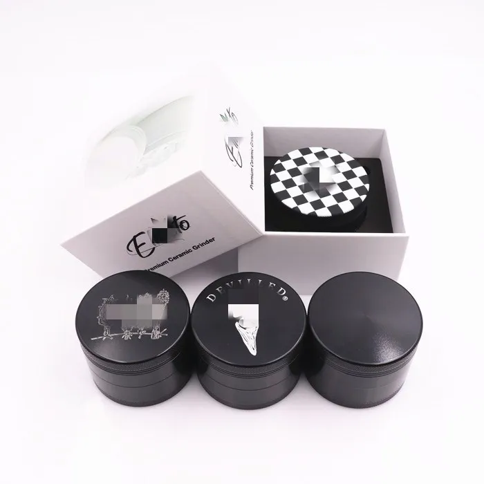 

wholesale Excellent quality herb grinder zinc grinder 2021 Fashion design 55mm grinder, Mix colors