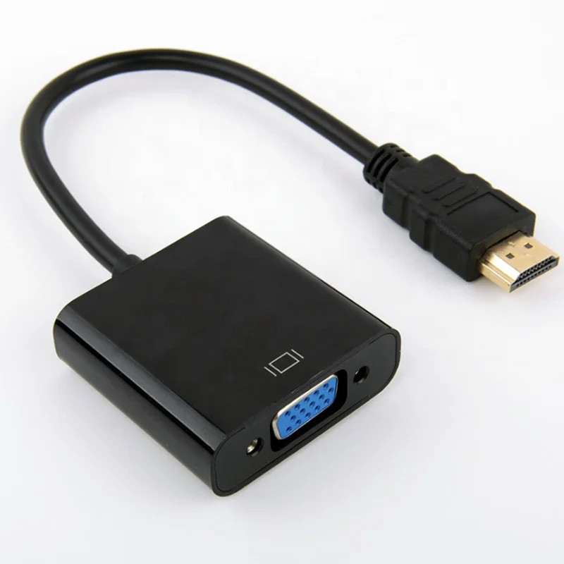 

4k 1080P to VGA Adapter Male to Female with Micro USB 3.5mm Audio Cable