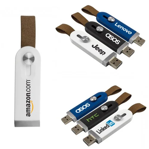 New Arrival Retractable memorias USB flash drives capless sliding USB stick metal pen drive 64GB - ANKUX.COM