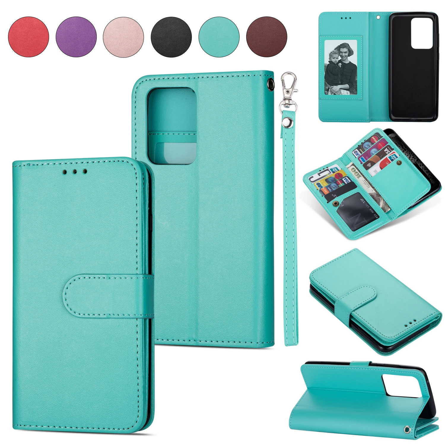 

High Quality wallets leather woman case Magnet Phone Case For samsung galaxy s20 FE Note 20 S20