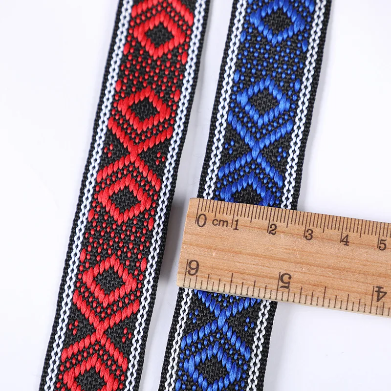 

Ethnic Webbing Ribbon Trim for Sewing On Clothing Decoration Lace 2.2CM, Colors