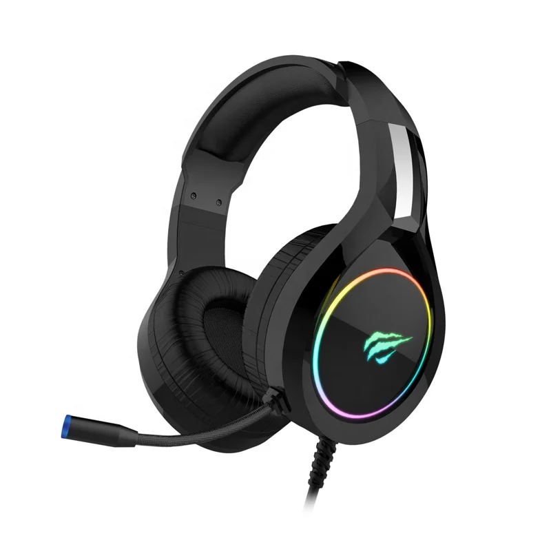 

Havit RGB-gaming headphone gaming 3.5MM+USB headset H2232d, Black color