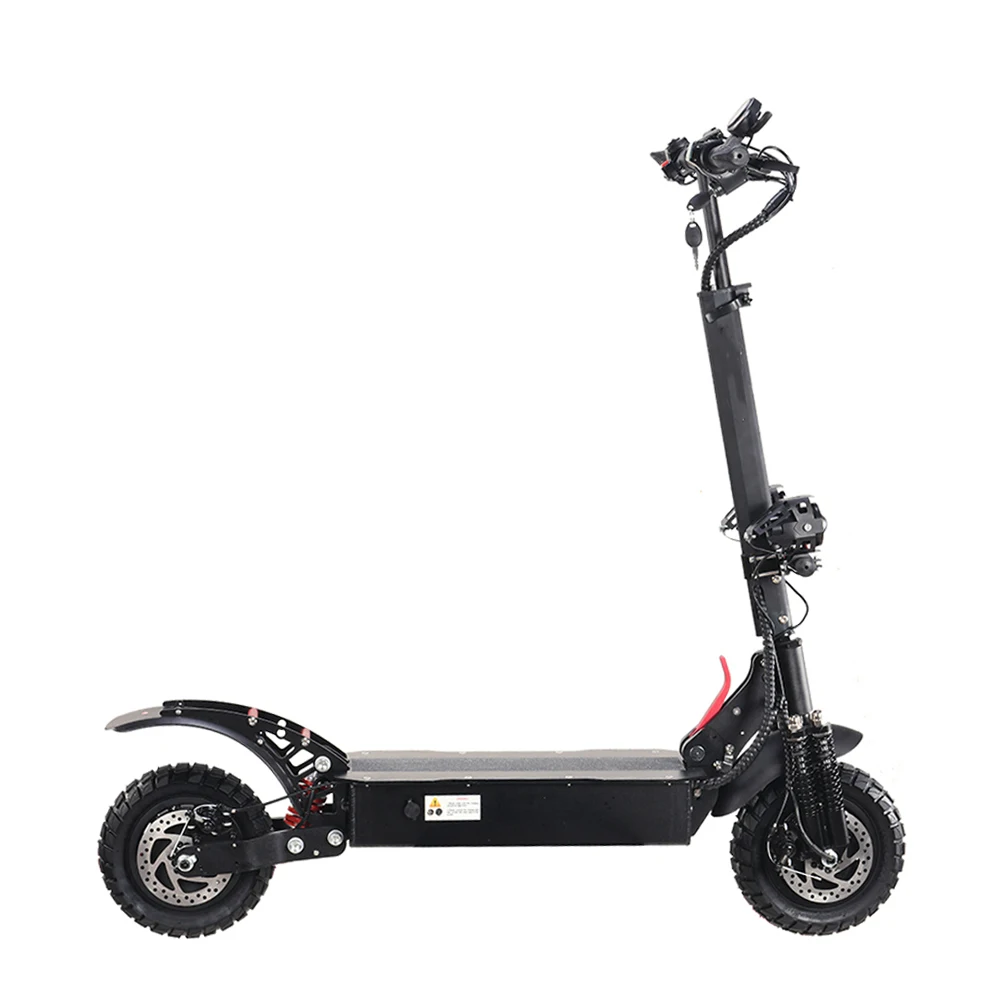 

Us Warehouse Escooter Max Speed 70Km/h 52V Battery 2 Wheels 2400W Dual Motor High Power Electric Scooter, Black