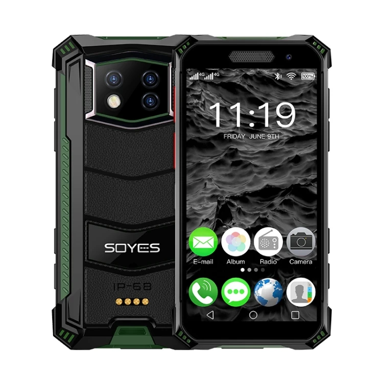 

SOYES S10 Max Rugged Phone 4GB 64 / 128 GB Waterproof Fingerprint Identification 4G Mobile Phone