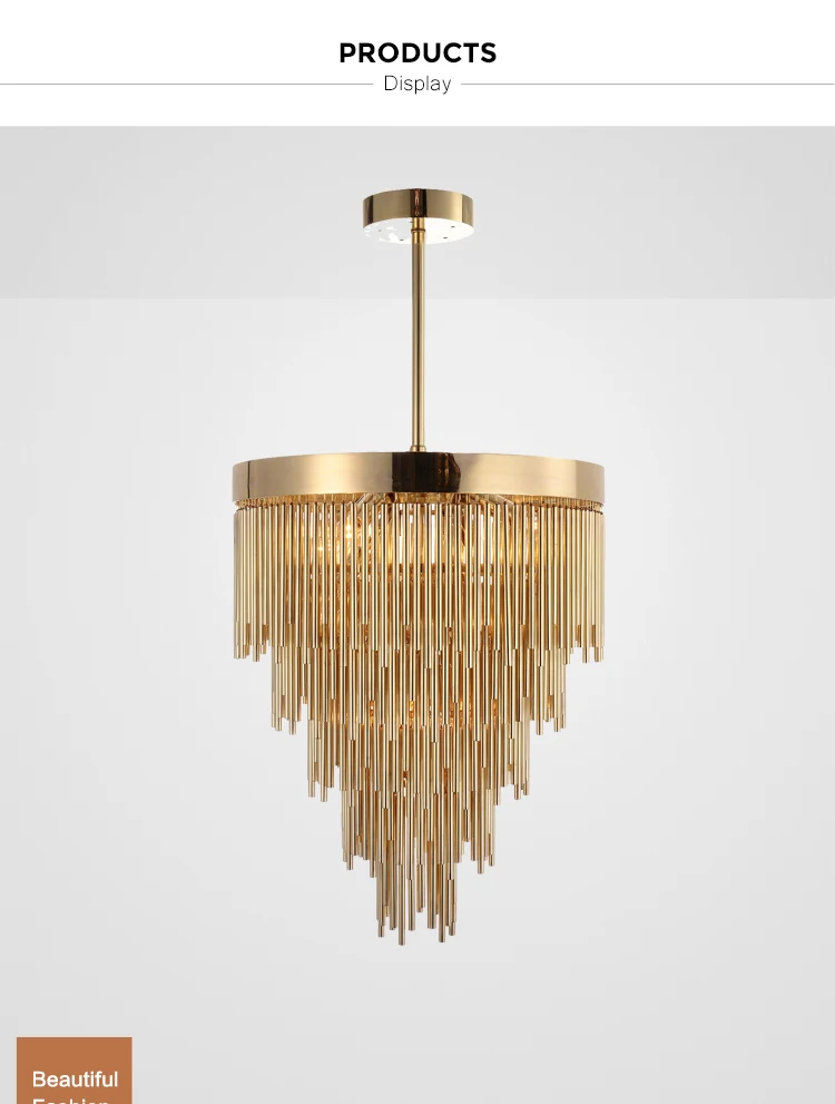 modern hanging lamp gold