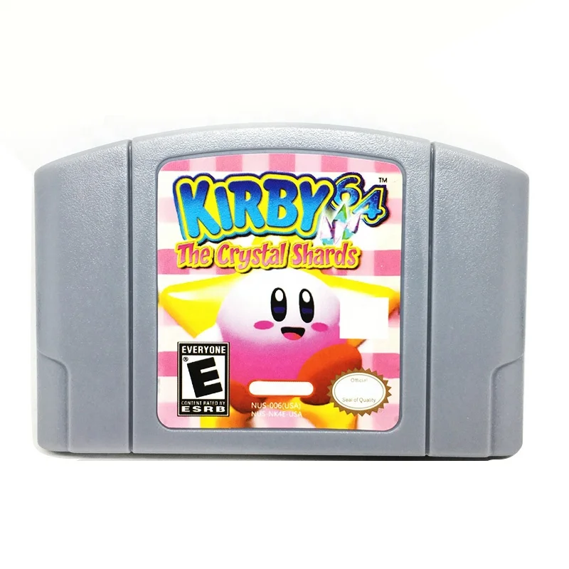 

In Stock USA Version English Language Retro Video Game Card N64 Games kirby