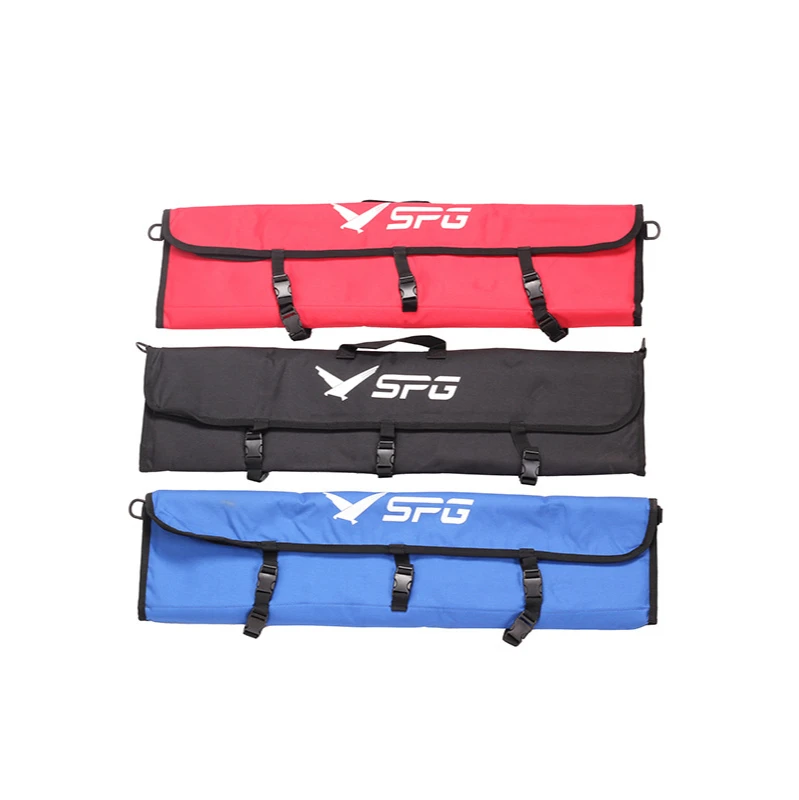 

Adjustable Recurve Bow Bag Portable Foldable Polyester Oxford Bow Bag Carry Case for Archery shooting, Black,red,blue