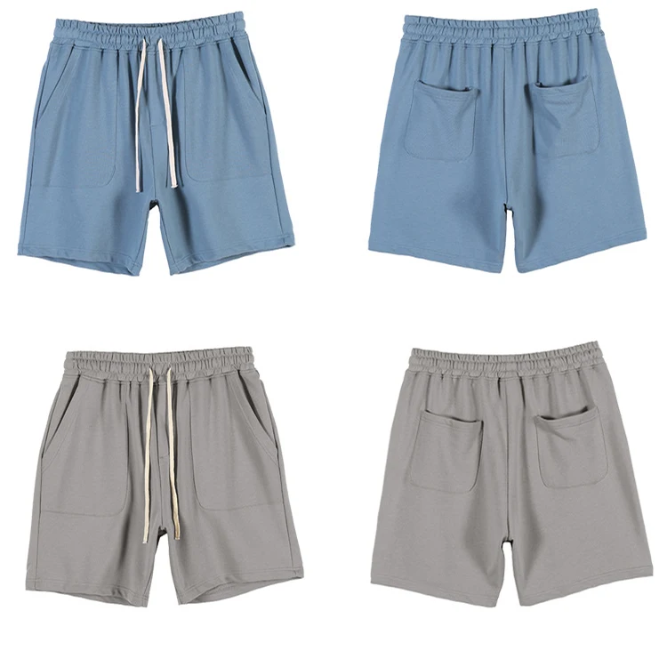 

100% cotton shorts jogger pants shorts Terry fabric cotton shorts unisex style, Custom color
