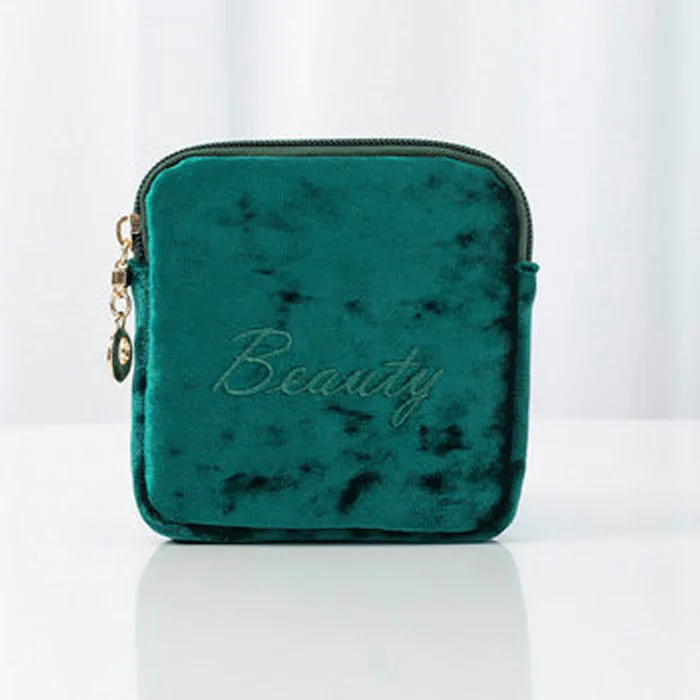 

Fashion Mini Makeup Coin Purse Diaper Sanitary Napkin Storage Bag Jewelry Organizer Credit Card Pouch Case, Customized