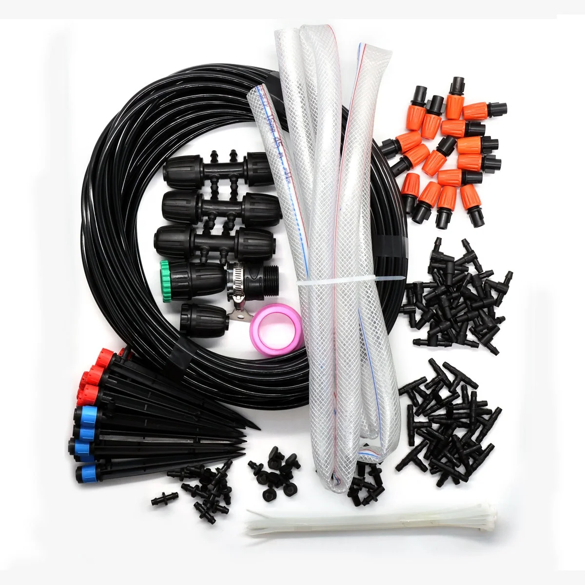 

high quality irrigation pipe drip irrigation system plant irrigation system for nurseries, Black