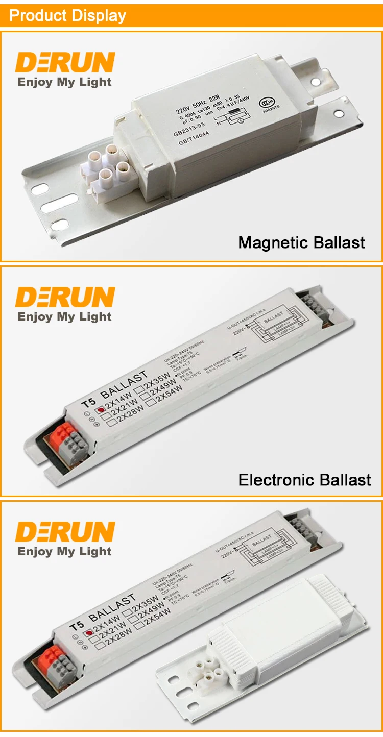 Electronic Ballast For Fluorescent Lamp T5 T8 9w 18w 20w 36w