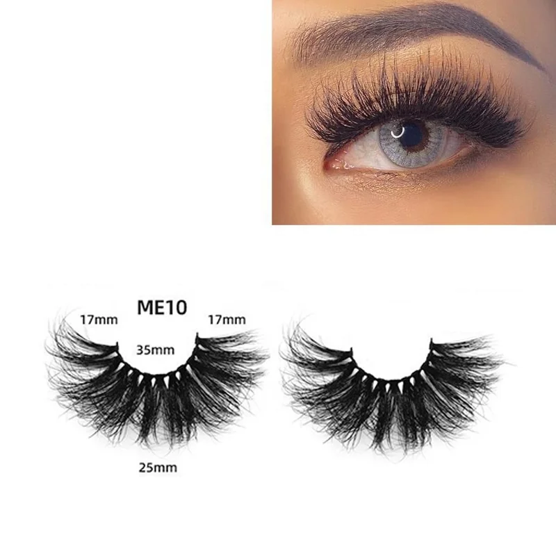 

Synthetic Fiber Material Natural Round Look Cruelty-Free 3d artificial extension mink false eyelashes