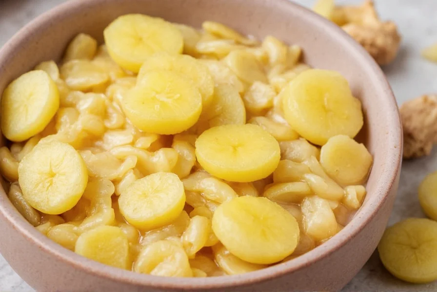 sweetened ginger