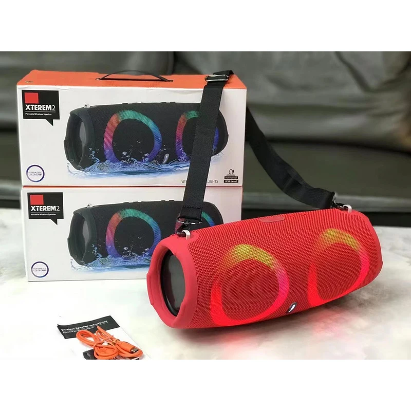 

XTEREM2 Factory Wholesale Wireless Protable Speaker Small Rechargeable Speaker With Ring Light