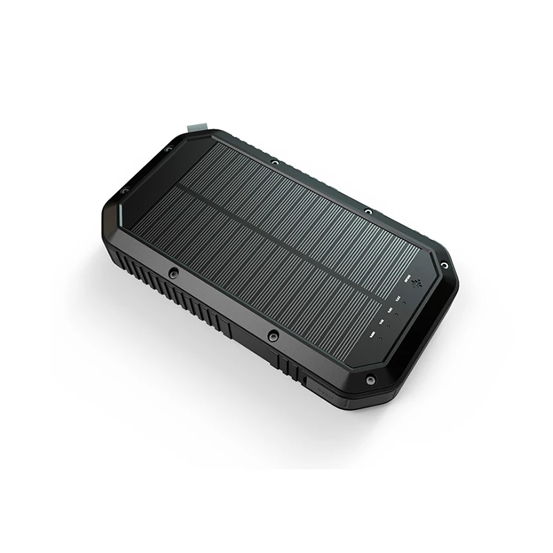

Amazon Lit wireless solar waterproof powerbank big capacity 20000 mah 3 USB port for iphone Samsung xiaomi mobile phone