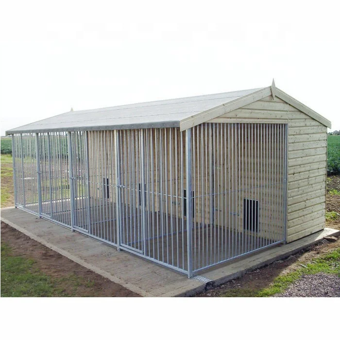 

BRAND NEW OUTSIDE DOG RUN HOUSE WITH TOP COVER SHELFTER, Hot dipped galvanized