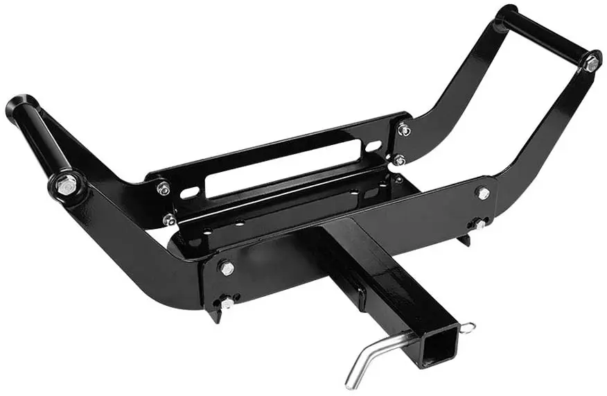 Bumper Hitch Receiver Winch Mount Mounting Plate 15000 Lb Capacity