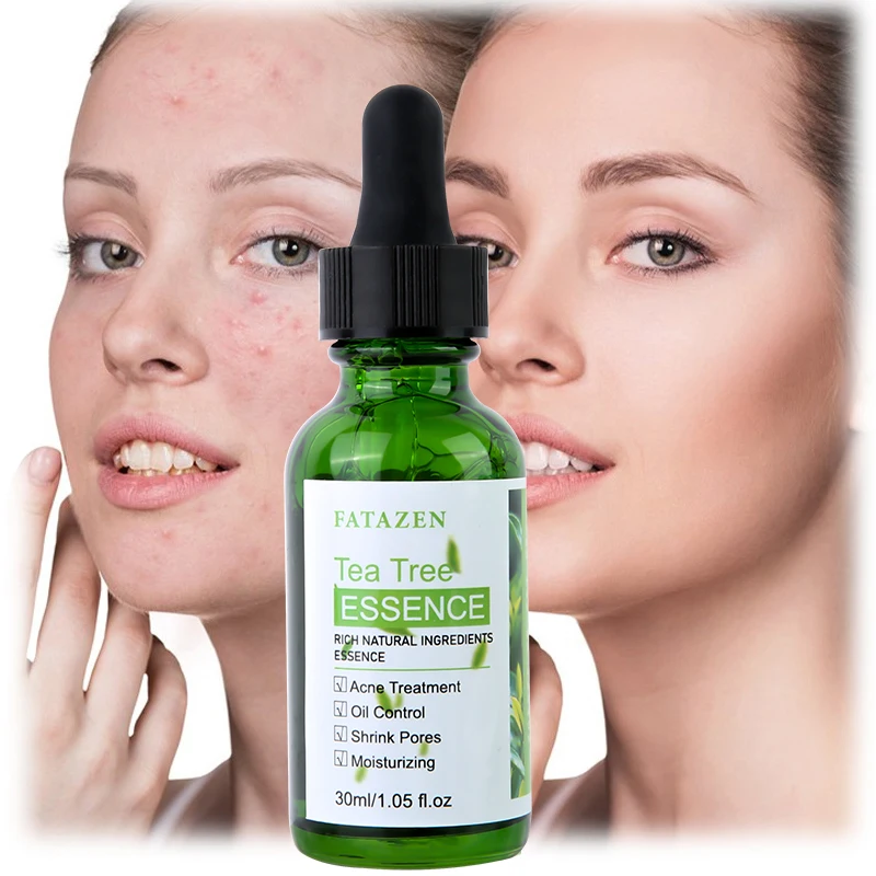 

FATAZEN Private Label Hot Sale Herbal Tea Tree Face Serum Skin Care Organic Oil Control Moisturizing Anti Acne Pimple Serum