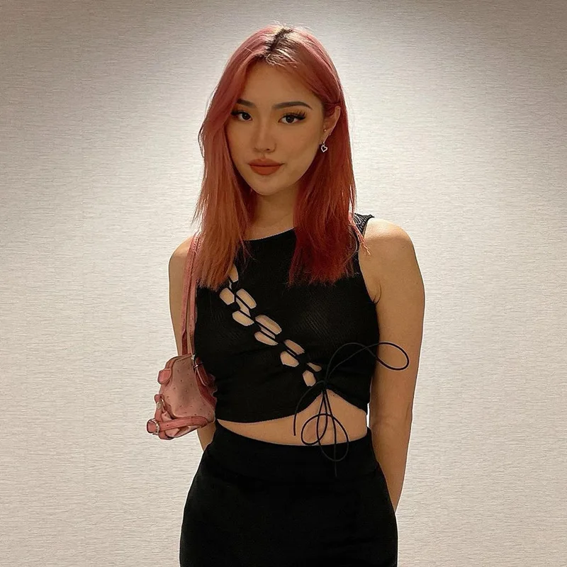 

2021 new arrivals summer collection sexy bandage short style women crop tops