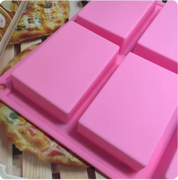 

square Silicone Baking Mold DH9350, Pink