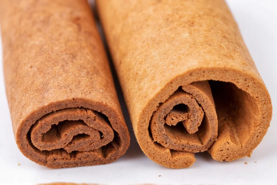 Appearance comparison of cinnamon types