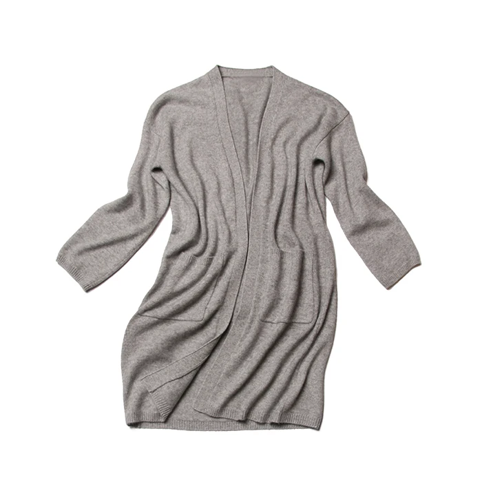 

Fashion Style Long Sleeve Cashmere Sweaters Cardigan For Women, 2 color