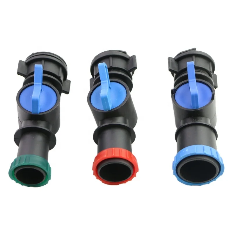 

Rain hose DN 25mm,28mm,32mm Barb Offtake Valve For Water Control Lock Ring Offtake Valve, Black and blue