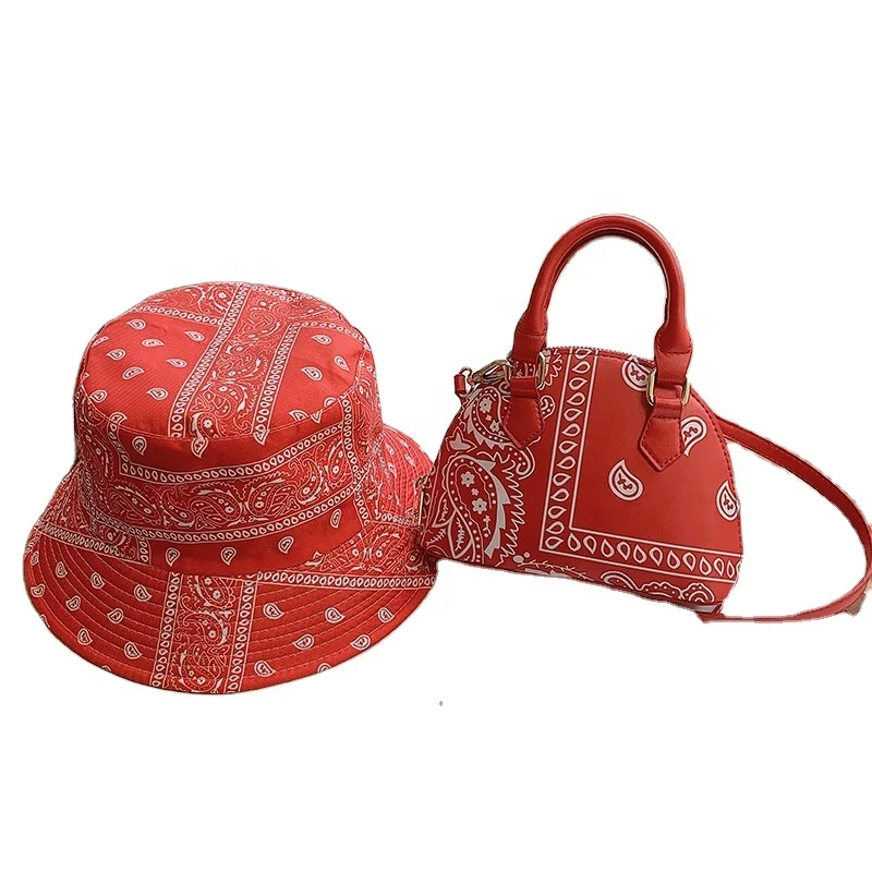 

NS033 2021 new arrivals fashion casual hat trendy bag bandana ladies hand bag, Picture color