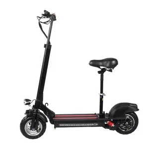 Manufacture Fast electric skateboard 10 inch 48V 1000W Motor Big Lithium Battery Folding Two Wheels Adults electric kick Scooter